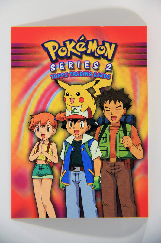 Pokémon Card TV Animation Series 2 Checklist Blue Logo 1st Print ENG L016072