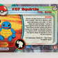 Pokémon Card Squirtle #7 TV Animation Blue Logo 1st Print ENG L016075