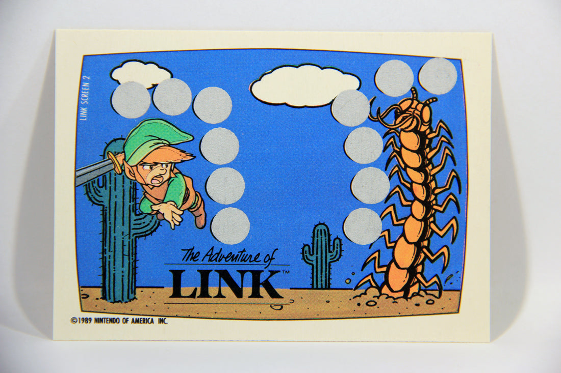 Nintendo Zelda II Adventure Of Link 1989 Scratch-Off Card Screen #2 Of 10 ENG L016086
