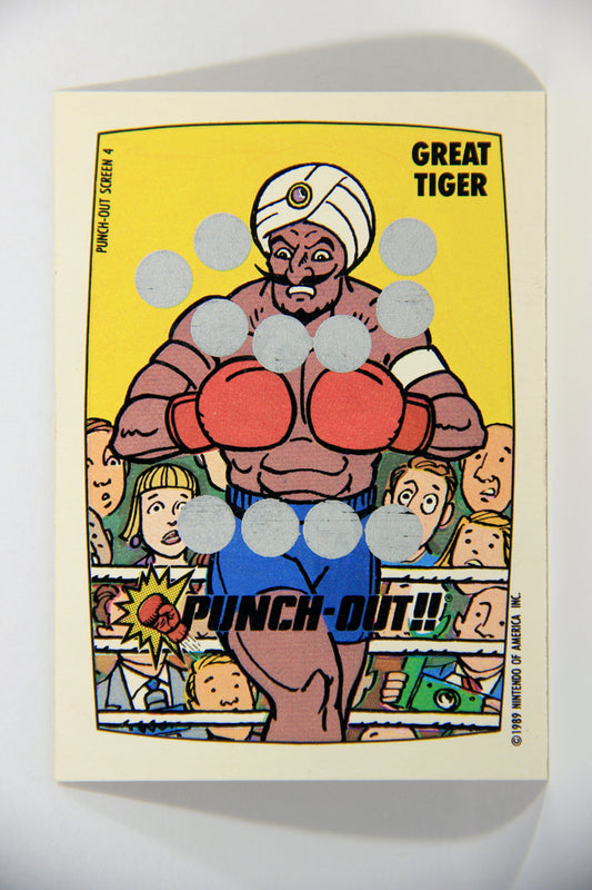 Nintendo Punch-Out 1989 Scratch-Off Card Screen #4 Of 10 ENG L016090