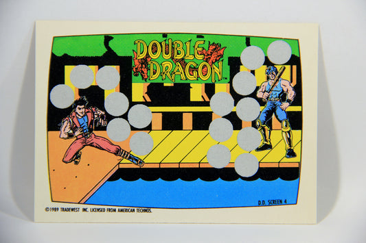 Nintendo Double Dragon 1989 Scratch-Off Card Screen #4 Of 10 ENG L016091