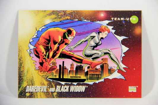 1992 Marvel Universe Series 3 Trading Card #93 Daredevil And Black Widow ENG L016102
