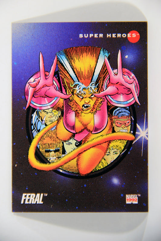 1992 Marvel Universe Series 3 Trading Card #67 Feral ENG L016106
