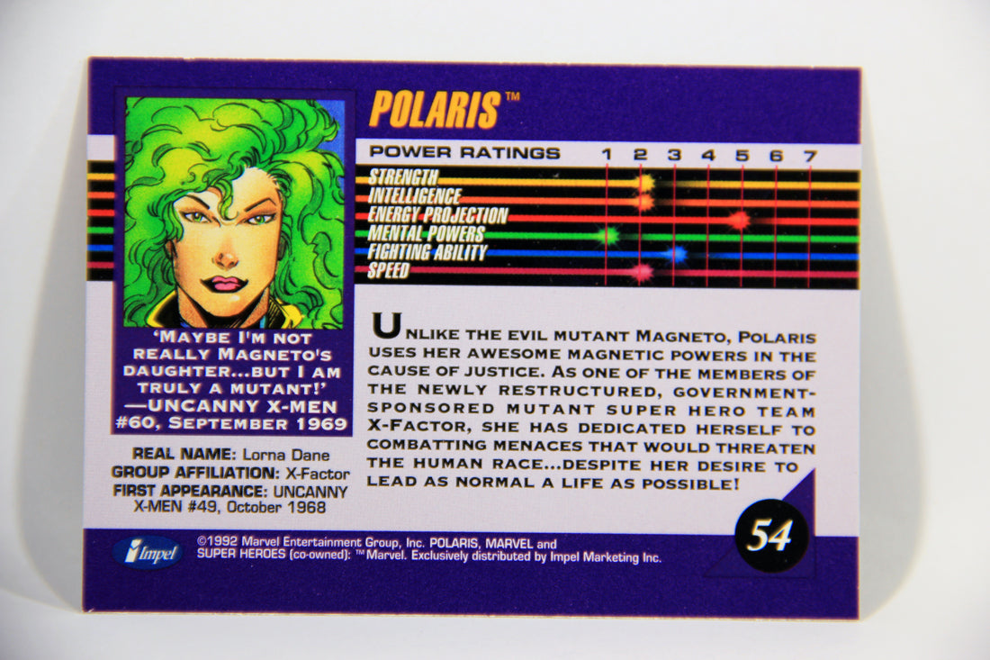 1992 Marvel Universe Series 3 Trading Card #54 Polaris ENG L016108