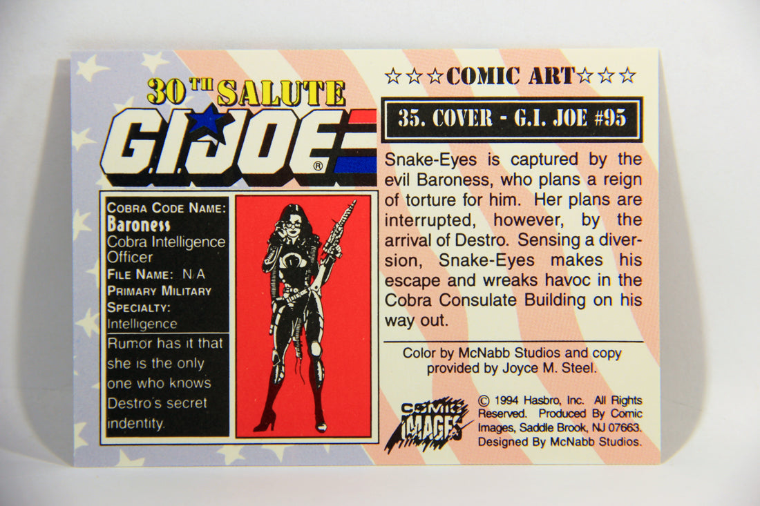 GI Joe 30th Salute 1994 Trading Card #35 Cover - G.I. Joe #95 ENG L016125