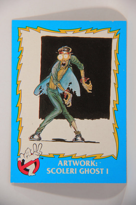 Ghostbusters II 1989 Trading Card #86 Artwork Scoleri Ghost 1 L016130