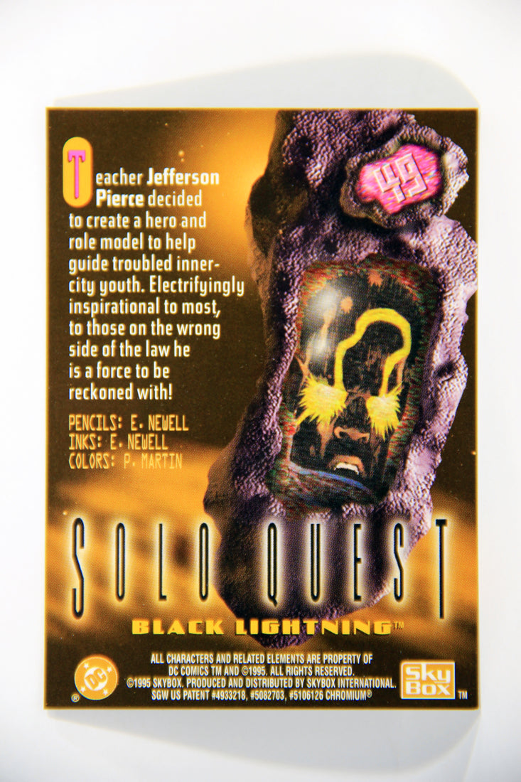 DC Legends '95 Power Chrome 1995 Trading Card #49 Black Lightning L016180