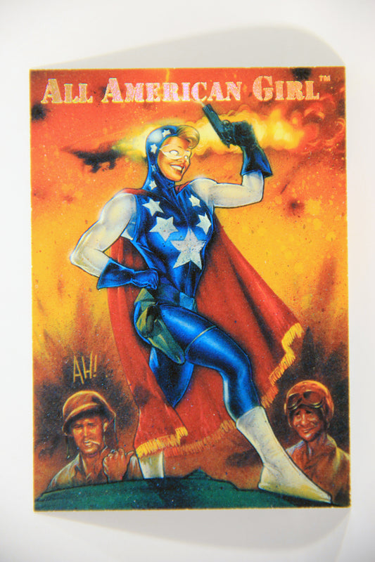 The Creators Universe 1993 Trading Card #1 All American Girl ENG L016186