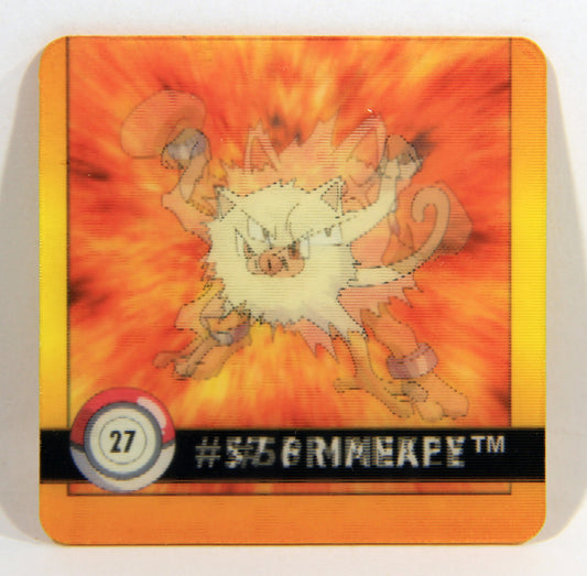 Pokémon Card Action Flipz 3D Premier Edition #27 Mankey - Primeape ENG L016202