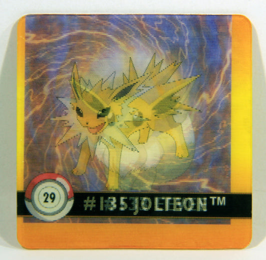 Pokémon Card Action Flipz 3D Premier Edition #29 Eevee - Jolteon ENG L016203