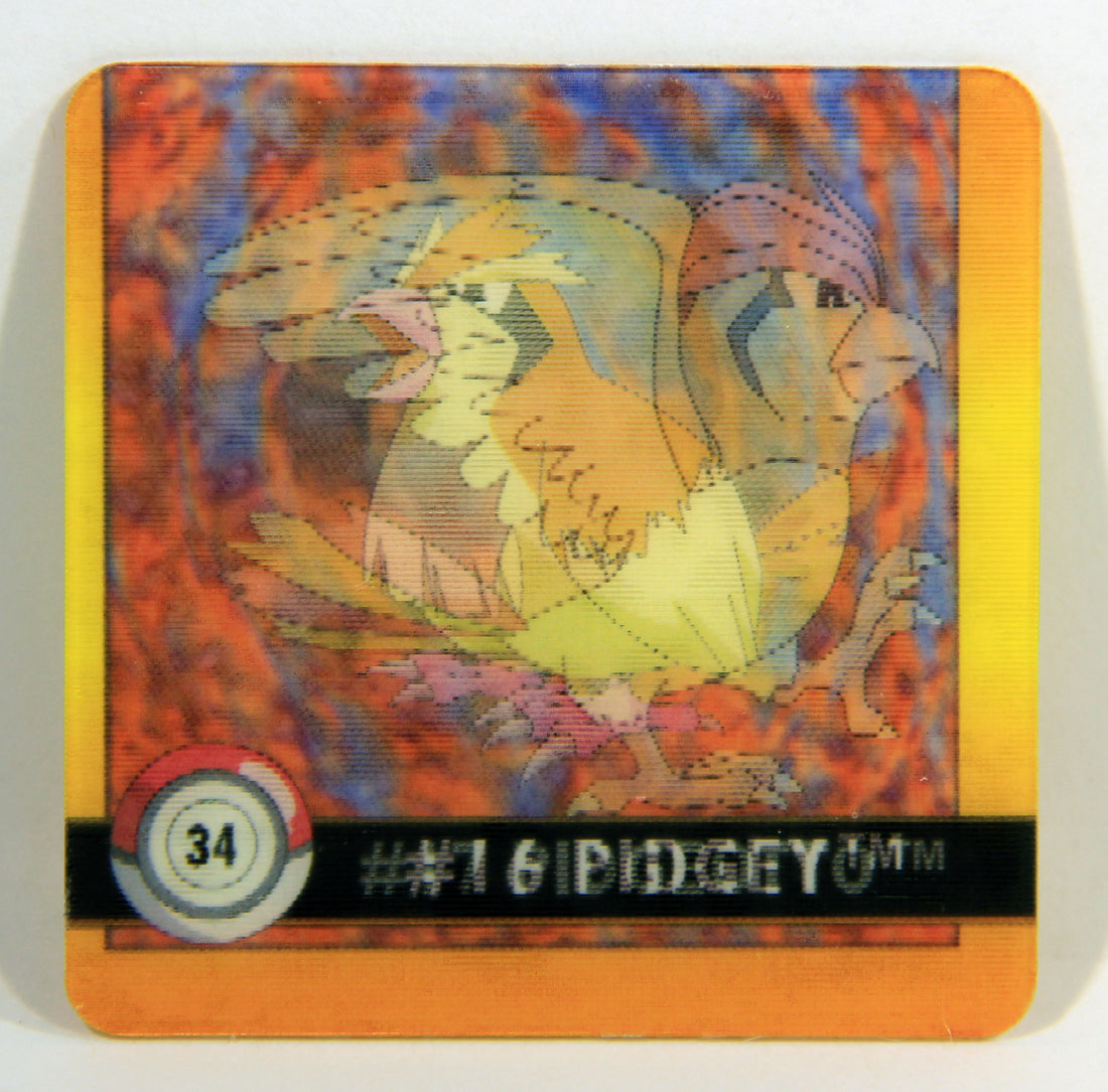 Pokémon Card Action Flipz 3D Premier Edition #34 Pidgey - Pidgeotto ENG L016204
