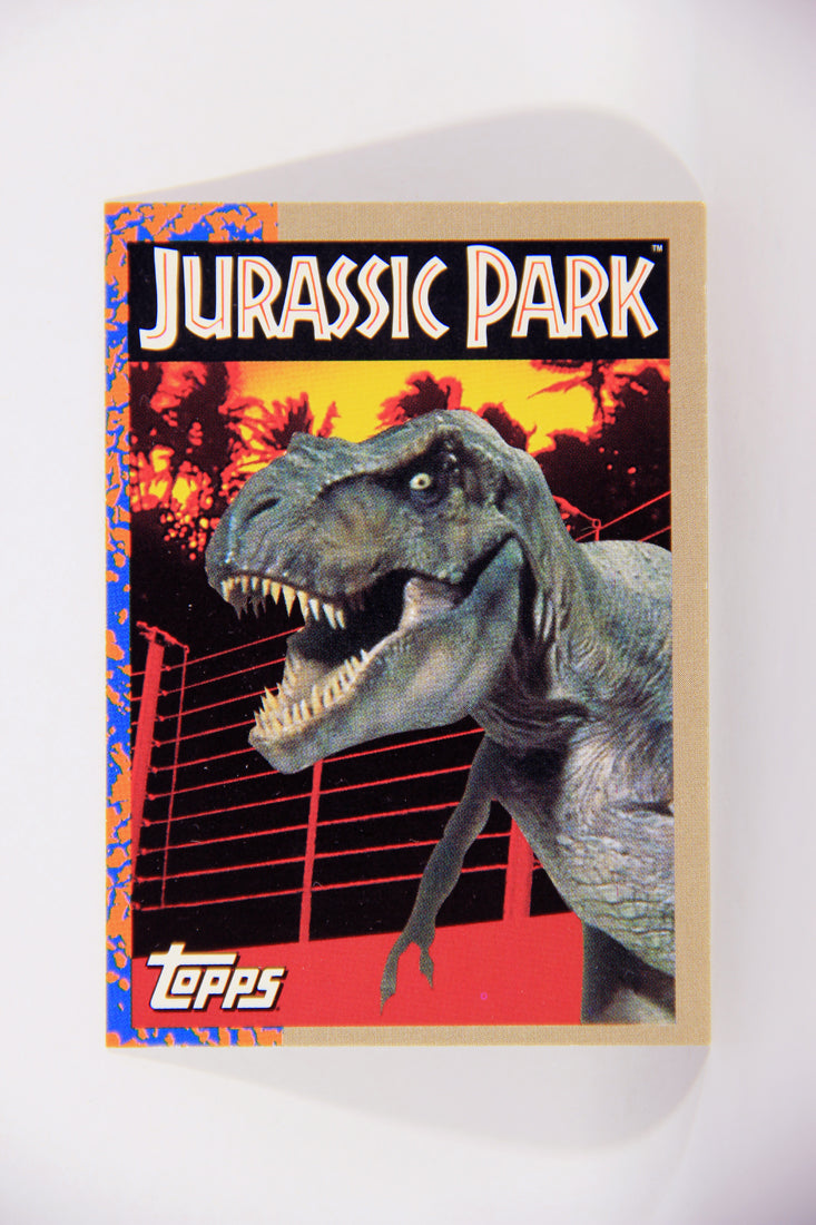 Jurassic Park 1993 Trading Card #1 Jurassic Park ENG Topps ENG L016252