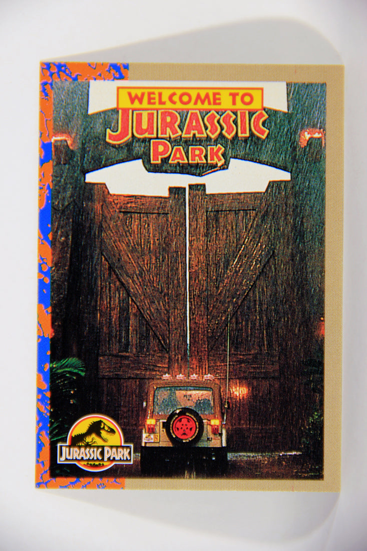 Jurassic Park 1993 Trading Card #2 Welcome To Jurassic Park ENG Topps L016253