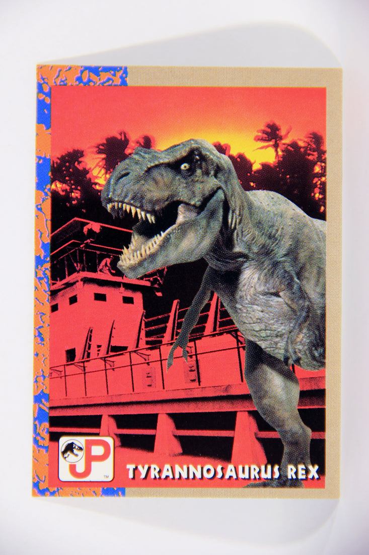 Jurassic Park 1993 Trading Card #3 Tyrannosaurus Rex ENG Topps L016254