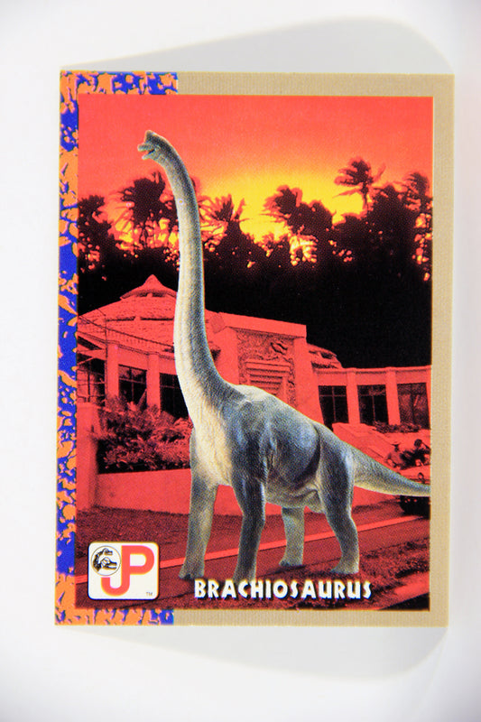 Jurassic Park 1993 Trading Card #8 Brachiosaurus ENG Topps L016259