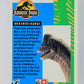 Jurassic Park 1993 Trading Card #8 Brachiosaurus ENG Topps L016259