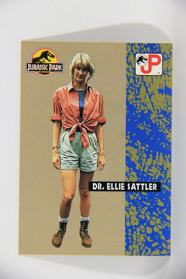 Jurassic Park 1993 Trading Card #12 Dr. Ellie Sattler ENG Topps L016263