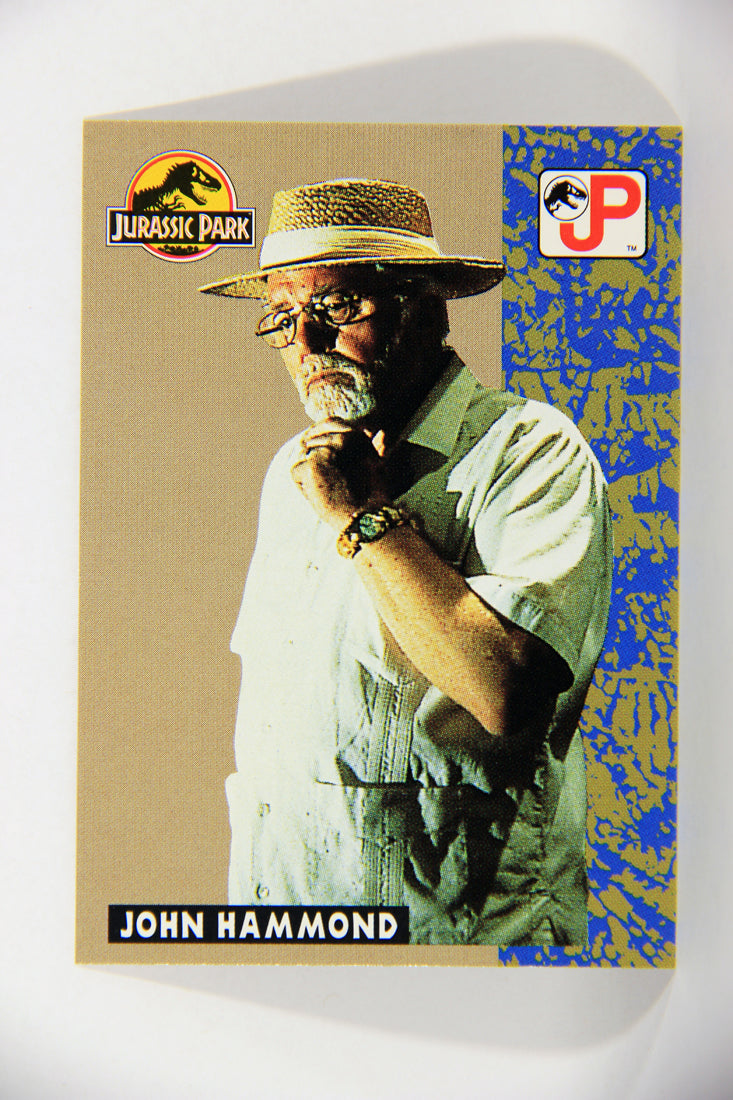 Jurassic Park 1993 Trading Card #13 John Hammond ENG Topps L016264