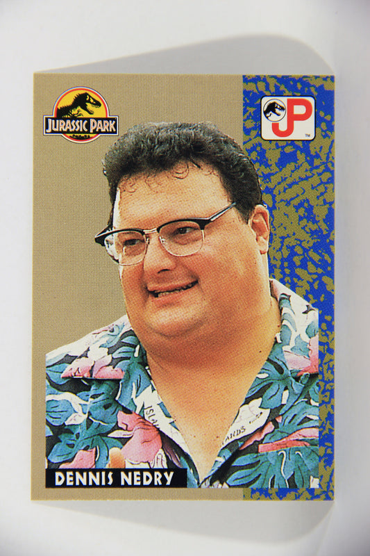 Jurassic Park 1993 Trading Card #18 Dennis Nedry ENG Topps L016269