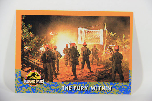 Jurassic Park 1993 Trading Card #20 The Fury Within ENG Topps L016271