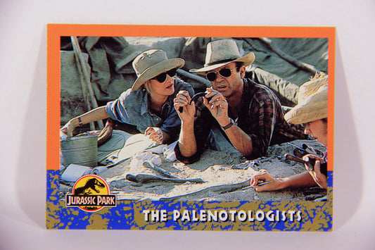 Jurassic Park 1993 Trading Card #22 The Paleontologists ENG Topps L016273