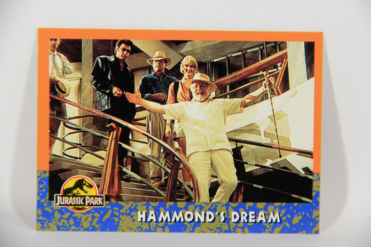 Jurassic Park 1993 Trading Card #24 Hammond's Dream ENG Topps L016275