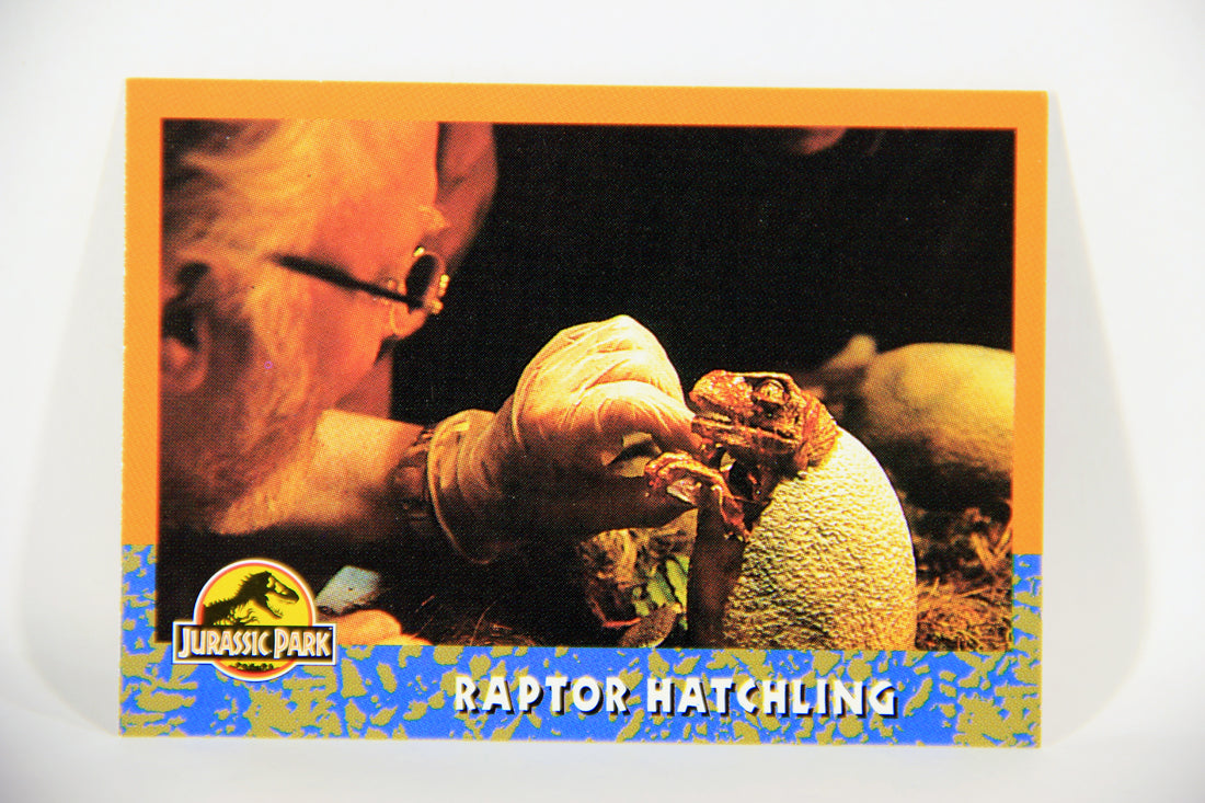 Jurassic Park 1993 Trading Card #27 Raptor Hatchling ENG Topps L016278