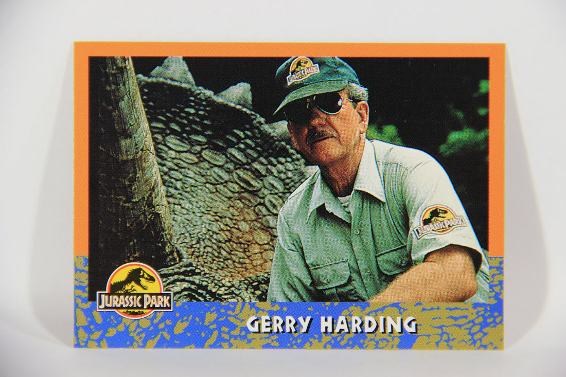 Jurassic Park 1993 Trading Card #29 Gerry Harding ENG Topps L016280