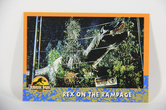 Jurassic Park 1993 Trading Card #32 Rex On The Rampage ENG Topps L016283