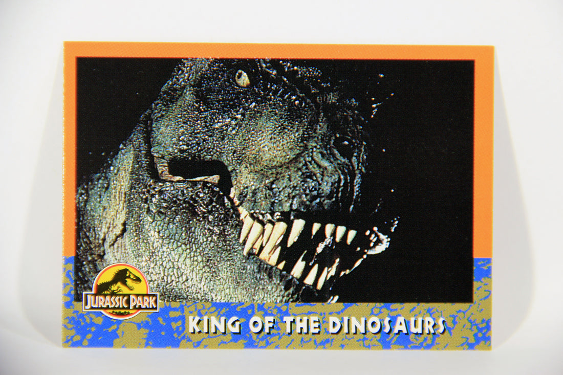 Jurassic Park 1993 Trading Card #33 King Of The Dinosaurs ENG Topps L016284