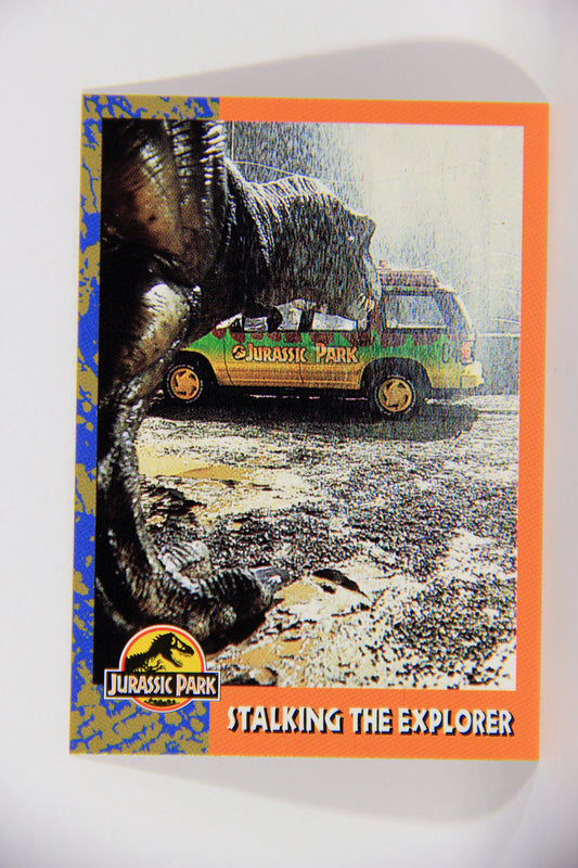 Jurassic Park 1993 Trading Card #34 Stalking The Explorer ENG Topps L016285