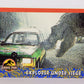 Jurassic Park 1993 Trading Card #36 Explorer Under Siege ENG Topps L016287