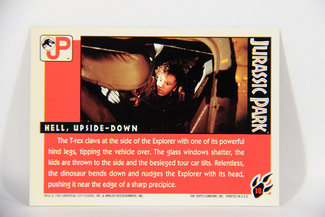 Jurassic Park 1993 Trading Card #38 Hell Upside-Down ENG Topps L016289