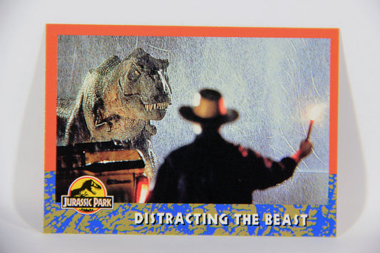 Jurassic Park 1993 Trading Card #41 Distracting The Beast ENG Topps L016292