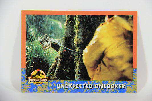 Jurassic Park 1993 Trading Card #43 Unexpected Onlooker ENG Topps L016294