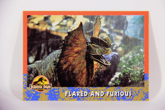 Jurassic Park 1993 Trading Card #45 Flared And Furious ENG Topps L016296