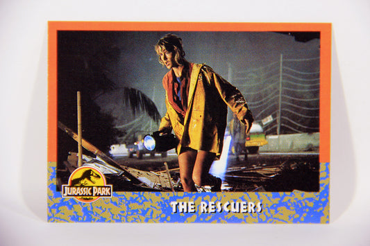 Jurassic Park 1993 Trading Card #47 The Rescuers ENG Topps L016298