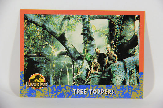 Jurassic Park 1993 Trading Card #48 Tree Toppers ENG Topps L016299