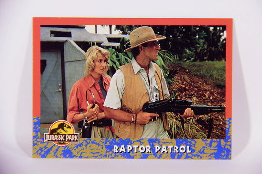 Jurassic Park 1993 Trading Card #50 Raptor Patrol ENG Topps L016301