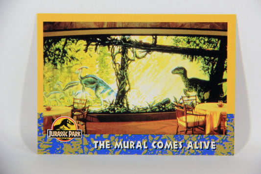 Jurassic Park 1993 Trading Card #55 The Mural Comes Alive ENG Topps L016306