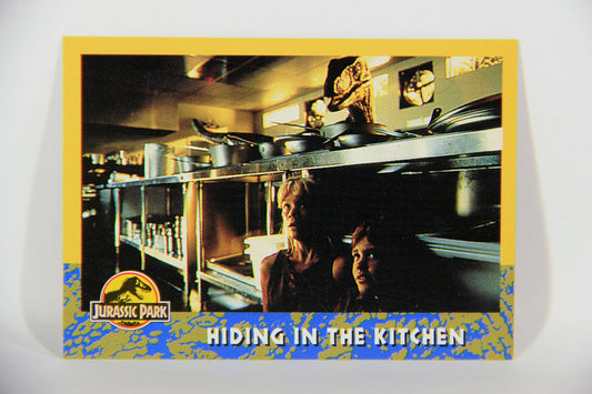 Jurassic Park 1993 Trading Card #57 Hiding In The Kitchen ENG Topps L016308