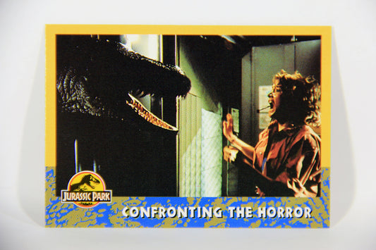 Jurassic Park 1993 Trading Card #62 Confronting The Horror ENG Topps L016313