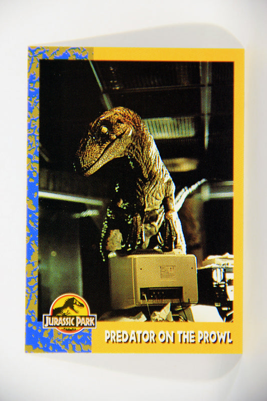 Jurassic Park 1993 Trading Card #63 Predator On The Prowl ENG Topps L016314