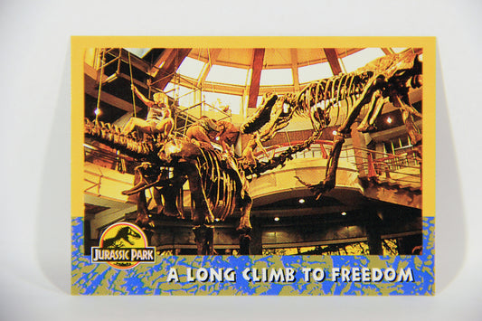 Jurassic Park 1993 Trading Card #66 A Long Climb To Freedom ENG Topps L016317