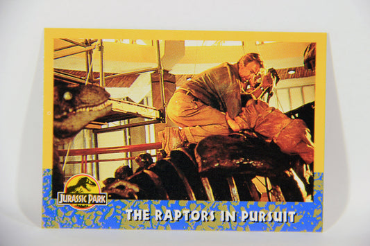 Jurassic Park 1993 Trading Card #67 The Raptors In Pursuit ENG Topps L016318