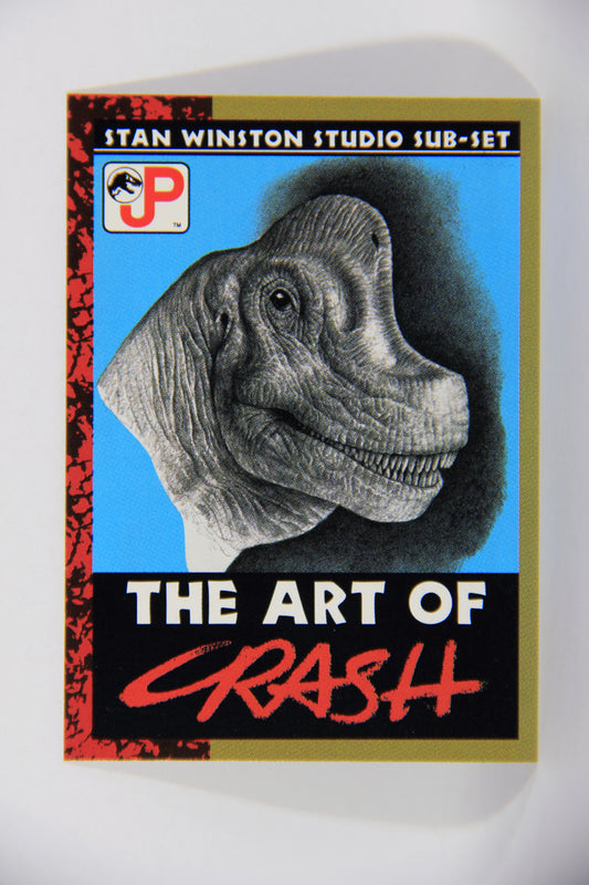 Jurassic Park 1993 Trading Card #76 Biography The Art Of Crash ENG Artwork L016327