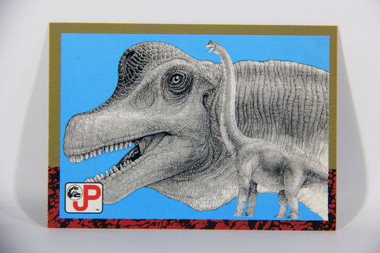 Jurassic Park 1993 Trading Card #82 Brachiosaurus ENG Topps Artwork L016333