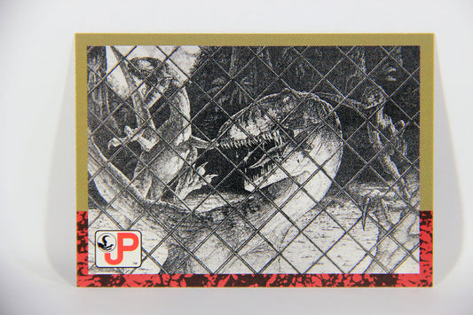 Jurassic Park 1993 Trading Card #87 Raptor Attack ENG Topps Artwork L016338