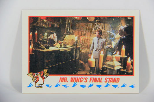 Gremlins 2 The New Batch 1990 Trading Card #21 Mr. Wing's Final Stand ENG L016360