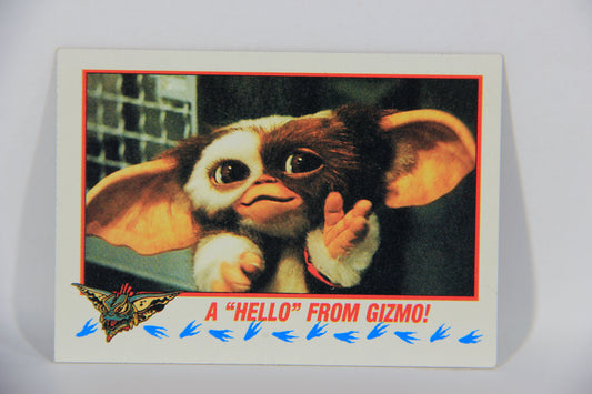 Gremlins 2 The New Batch 1990 Trading Card #28 A Hello From Gizmo ENG L016367